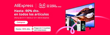 Portada de ofertas de AliExpress