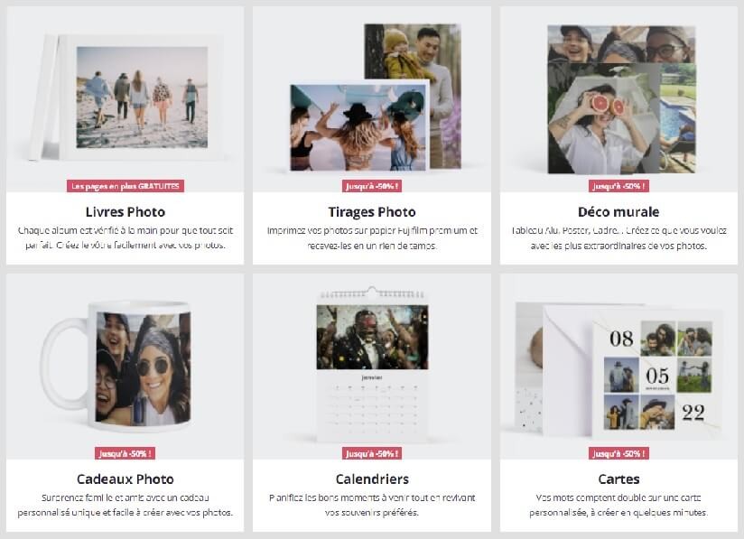 Les types d'utilisation de vos photos sur Photobox : utilisez le code promo bravopromo.fr pour imprimer vos souvenirs dans la version que vous préférez