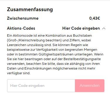 Wo gebe ich den Aliexpress-Aktionscode ein?