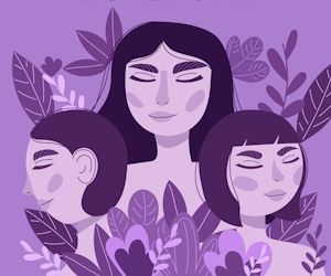 Disfruta de las ofertas para comprar el mejor regalo dia de la mujer colombia 3 rostros de mujeres con ojos cerrados y cabello corto