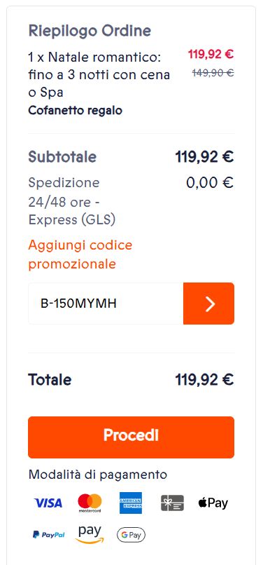 come inserire un codice sconto smartbox
