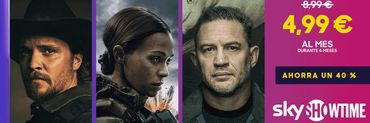 Posters de actores de diferentes series y la descripción de la promoción