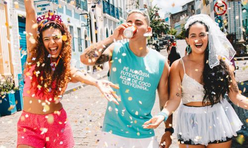 Bloquinhos de rua - carnaval Brasil