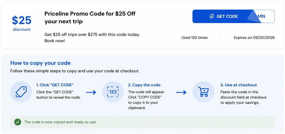 $25 off for the next purchase