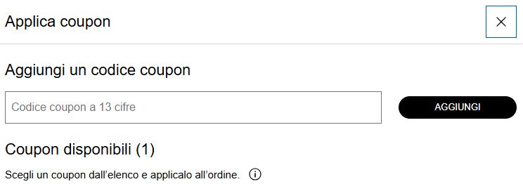 codice coupon uniqlo nel carrello