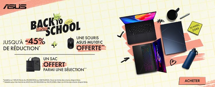 Ordinateurs pour la rentrée