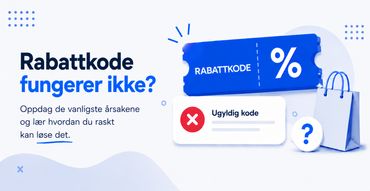 rabattkode fungerer ikke