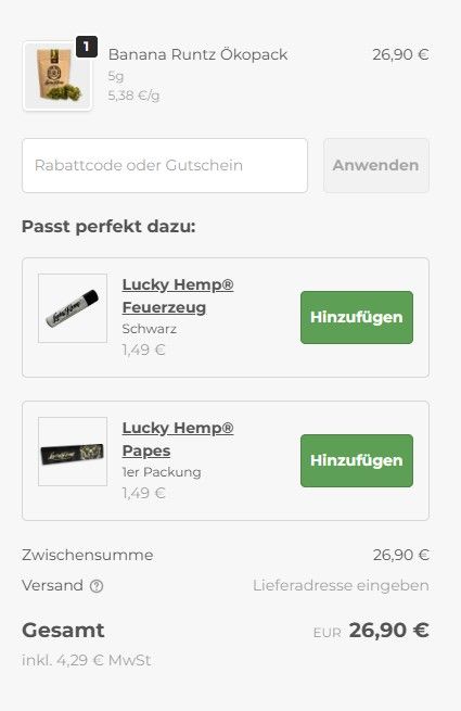luckyhemp rabattcode