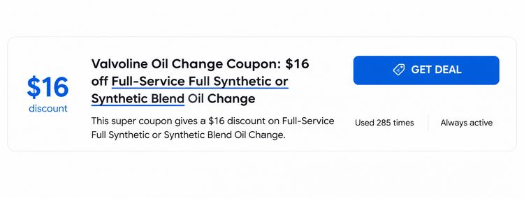 "Screenshot highlighting that it's valid only on select products